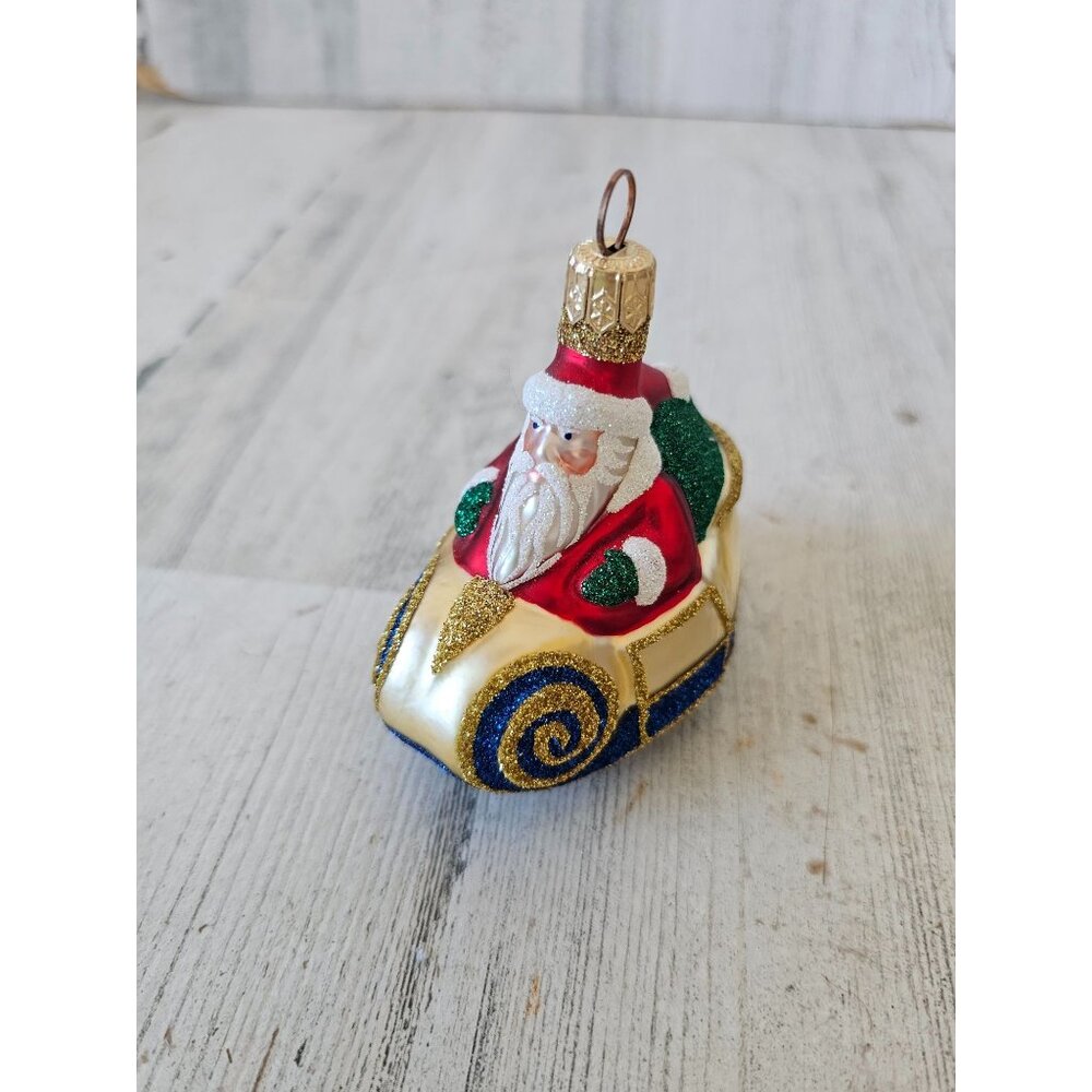 Patricia breen Santa‎ sleigh mobile car glitter ornament Xmas tree